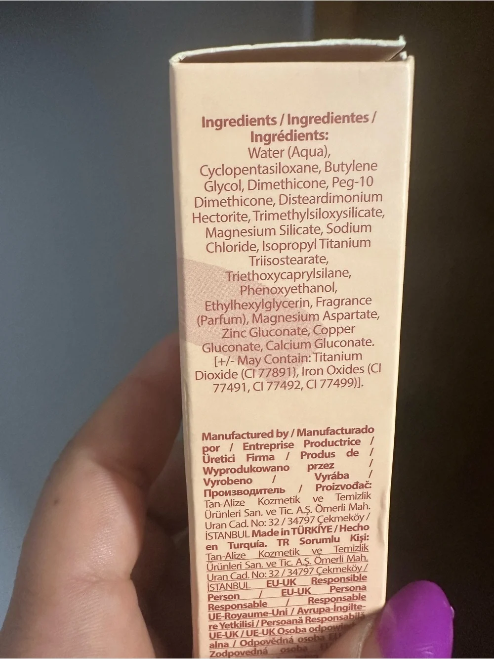Farmasi CC Color Correcting Cream - Peach Tone